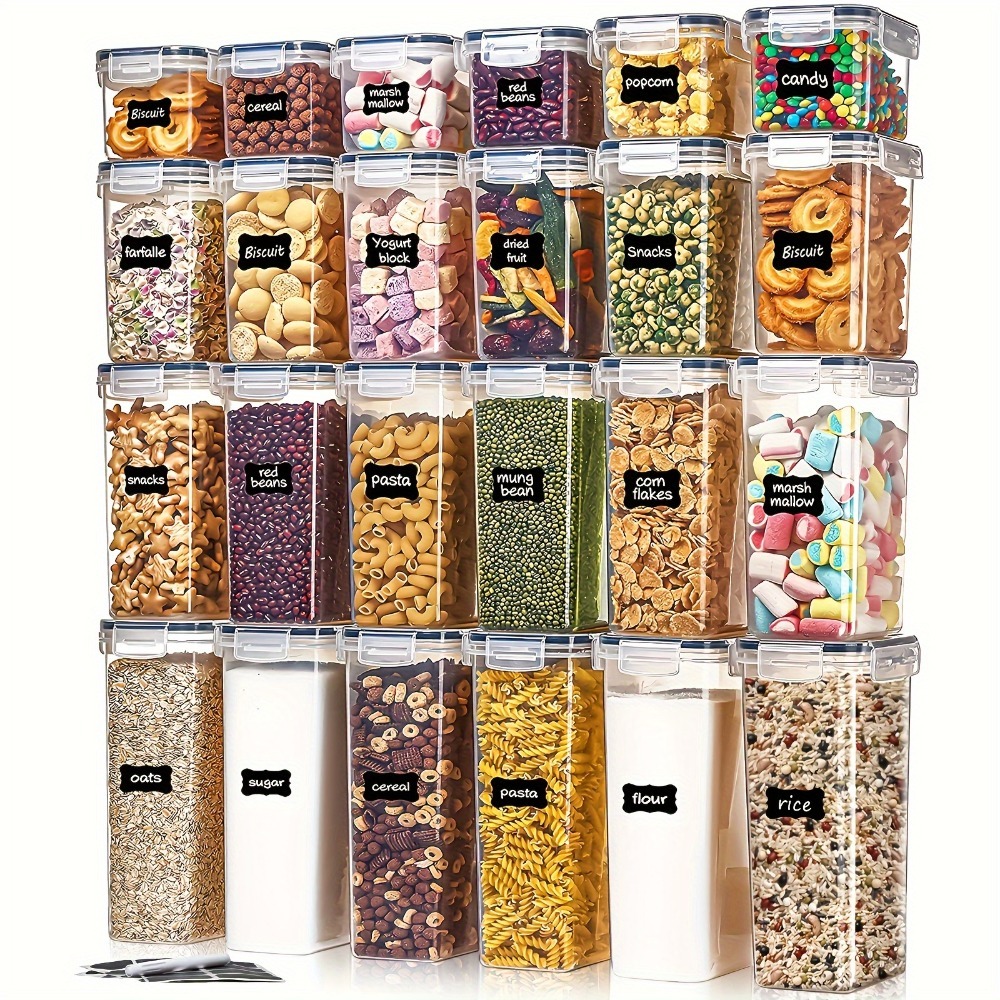 Kitchen Gadgets Organizer - 24 Buah Wadah Penyimpanan Makanan 12