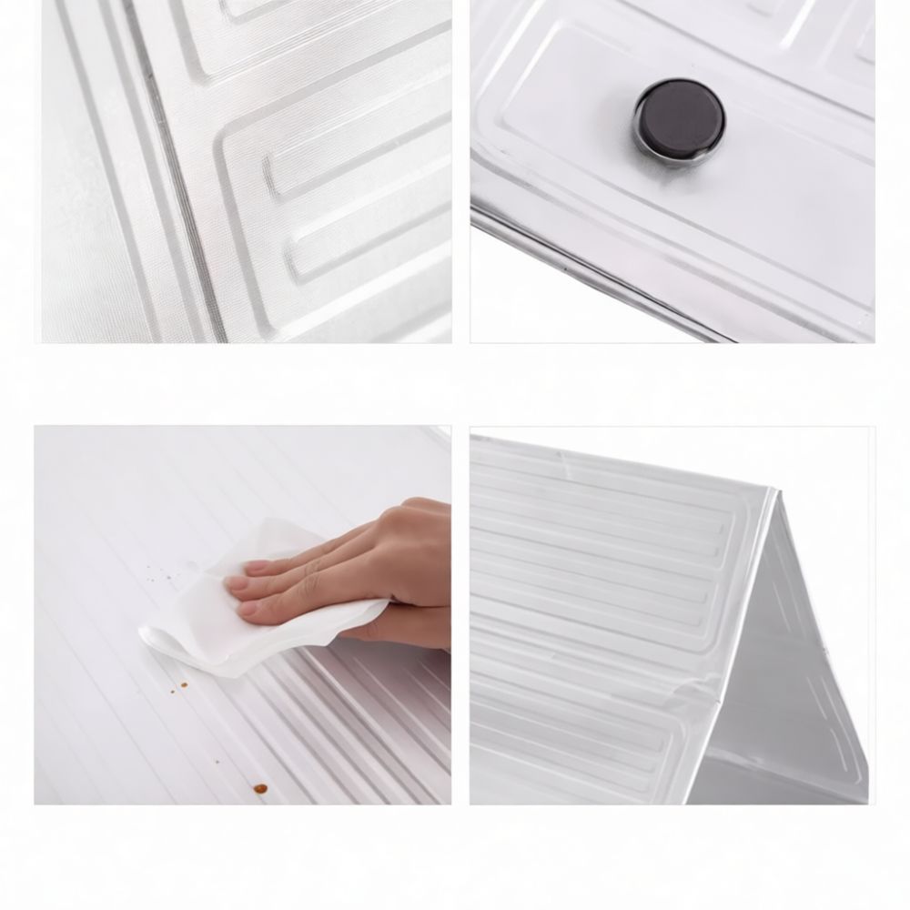 Kitchen Helper Gadgets - Pelindung Percikan Minyak Kompor Gas, Penahan