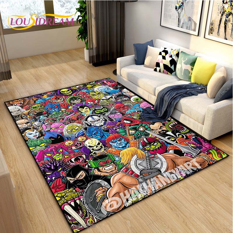 Kitchen Gadgets For Men - Karpet Anti-Selip Bertema Kartun Anime H-HE-MAN-M-MAS-TERS