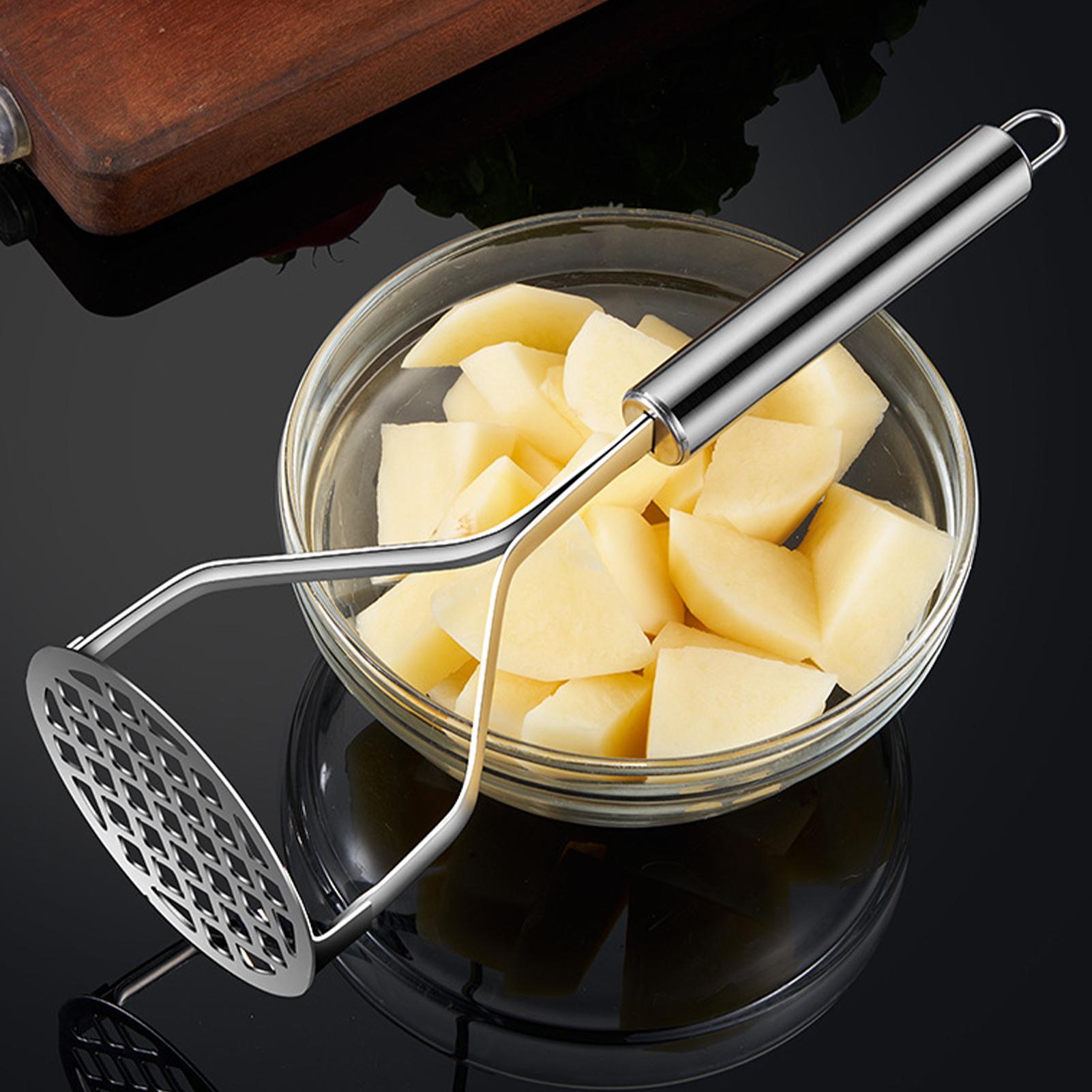 Kitchen Gadgets For Men - Penghancur Kentang Manual Stainless Steel, Mesin