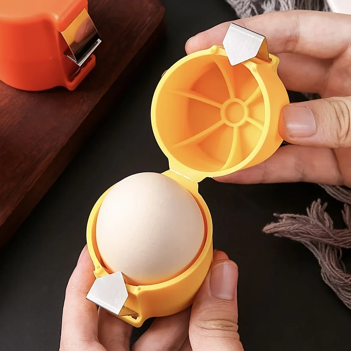 Egg Separator Tool - 1/3pcs-Pemisah Cangkang Telur Baja Tahan Karat-Pemisah