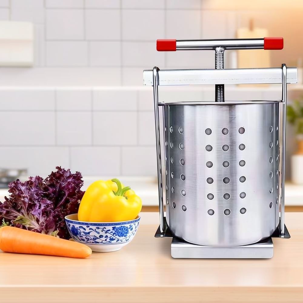 Kitchen Helper Gadgets - Alat Pengering Sayuran Manual Berbahan Baja