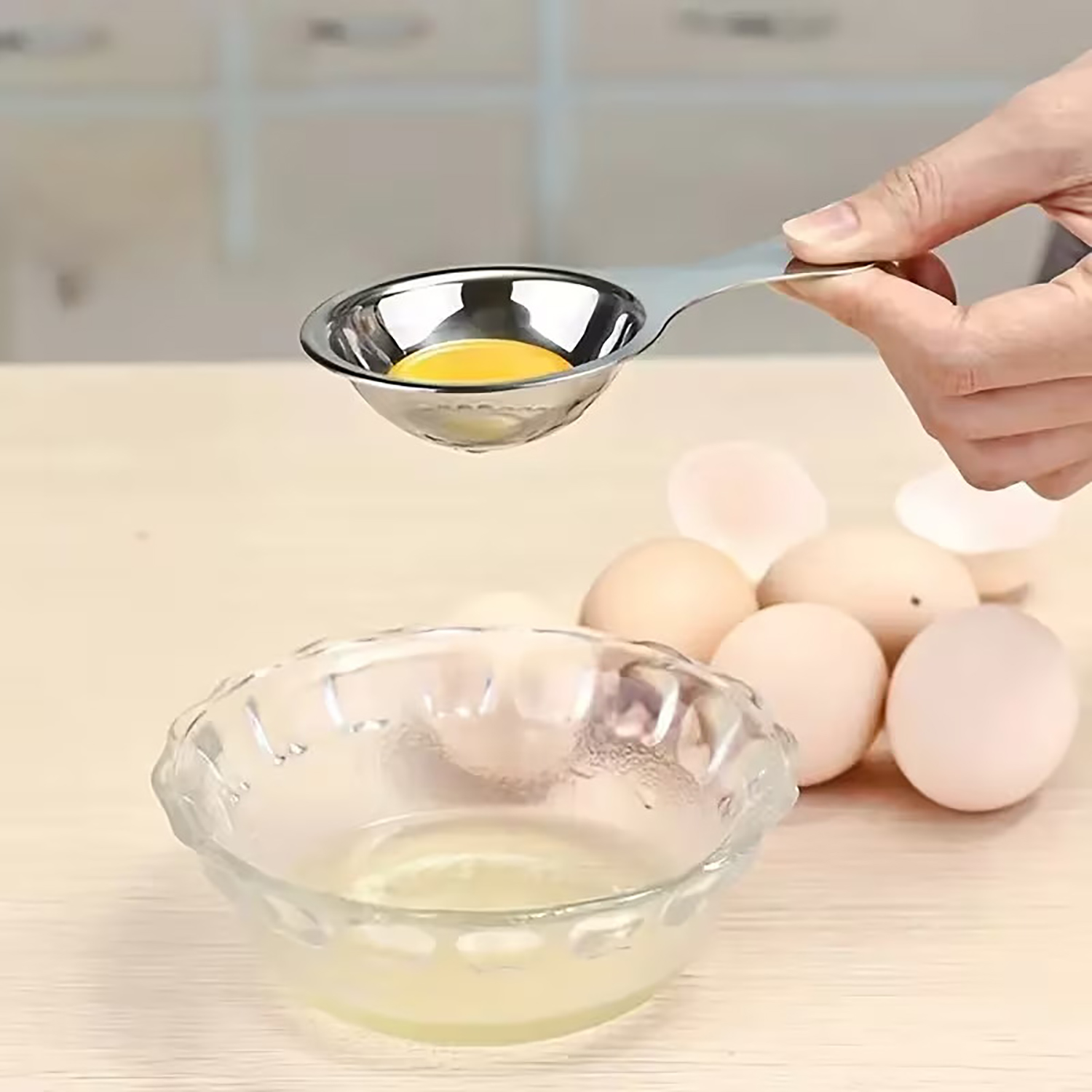 Pemisah Telur Stainless Steel, - Egg Separator Tool ulasan dan harga
