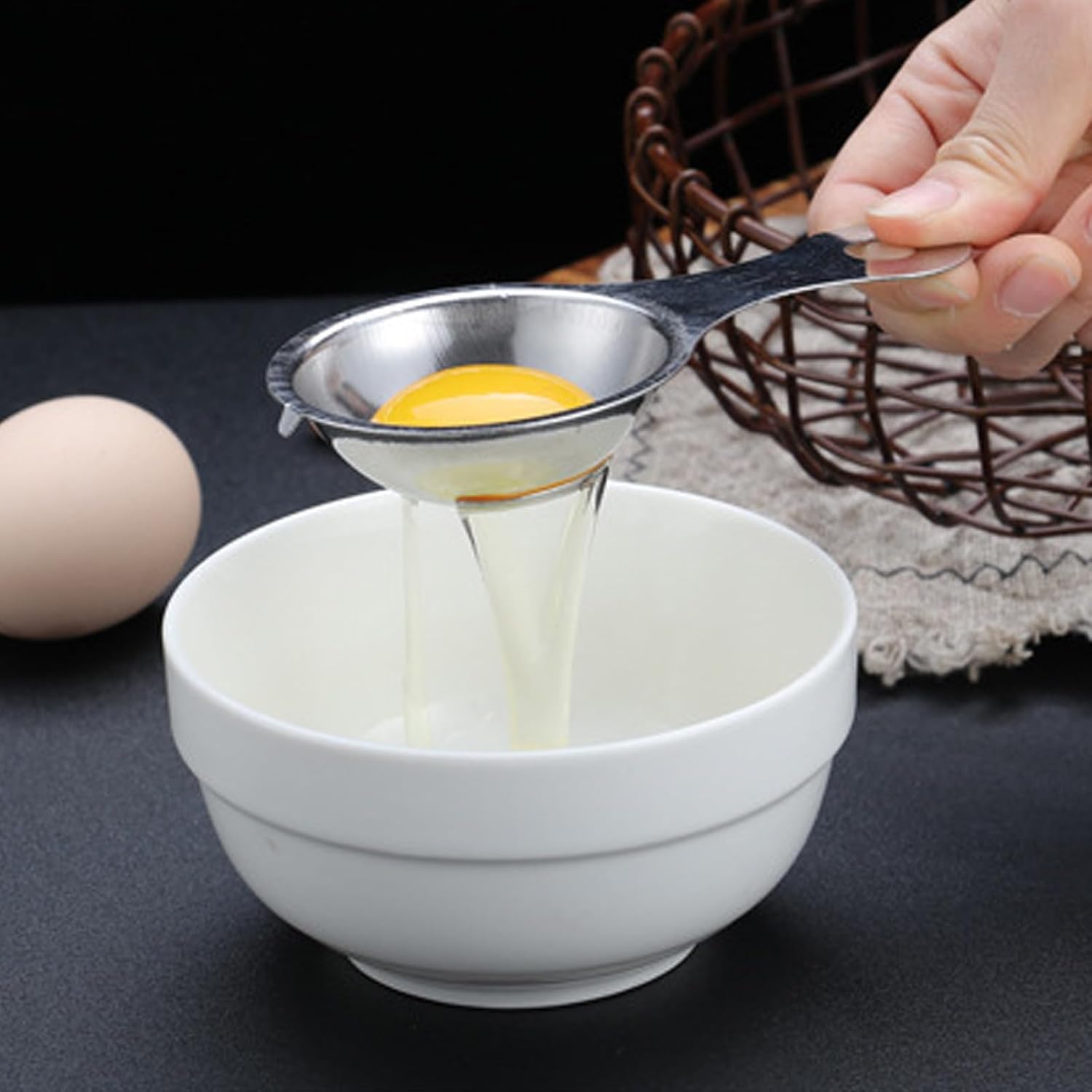 Pemisah Telur Stainless Steel, - Egg Separator Tool ulasan dan harga