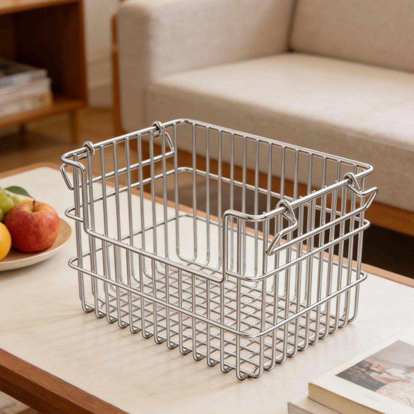 Keranjang Penyimpanan Stainles - Kitchen Gadgets Organizer ulasan dan harga